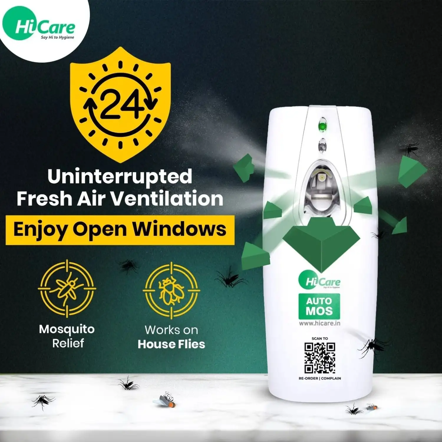 AutoMos Mosquito Dispenser Pack of 2 | Mosquito Repellent Dispenser - Image 3