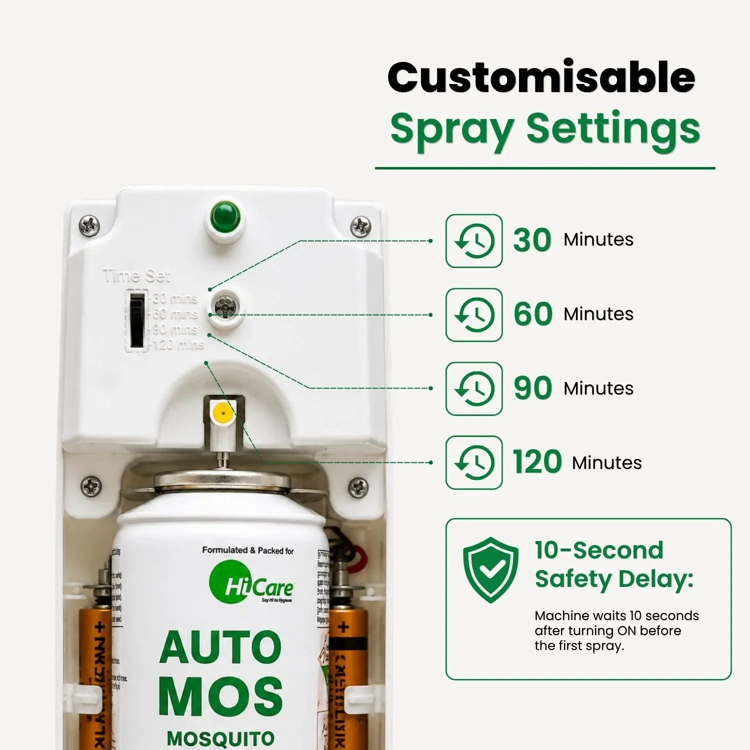 AutoMos Mosquito Repellent Machine + 1 Refill - Starter Pack | 90 Days - Image 3