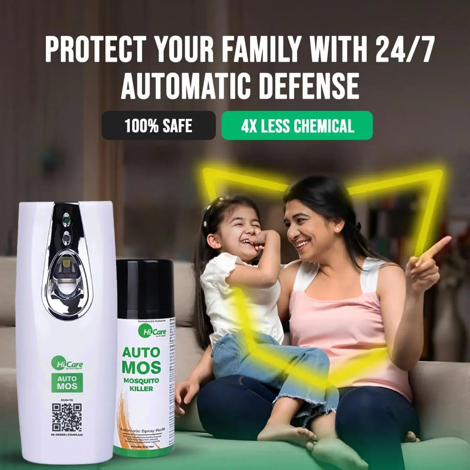 AutoMos Mosquito Repellent Starter Pack (3 Dispensers + 3 Refills) - Image 5