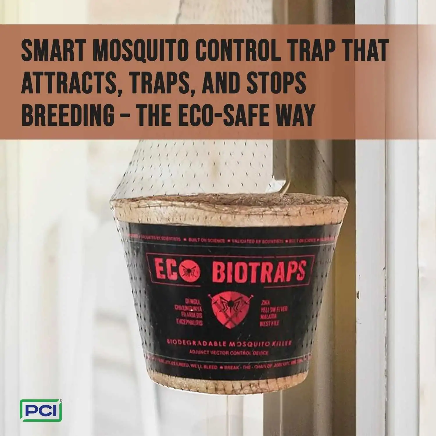 EcoBioTrap Pack of 5 | Safe and Environmentally Friendly Mosquito Control - Image 4