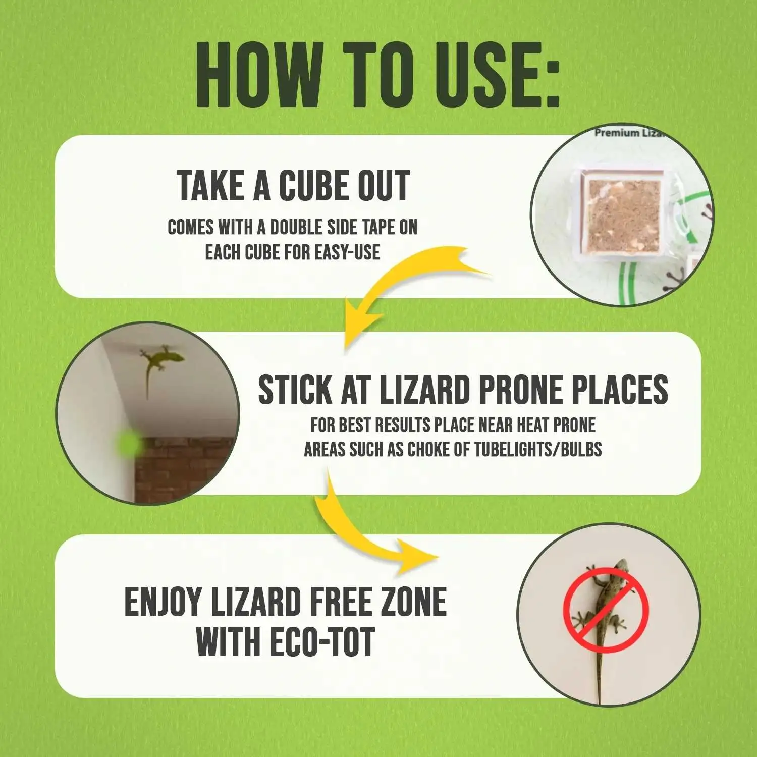 EcoBlock Lizard Defense Pack of 5 | Natural Lizard Repellent Cubes | Non-Toxic, Odourless & Chemical-Free - Image 6
