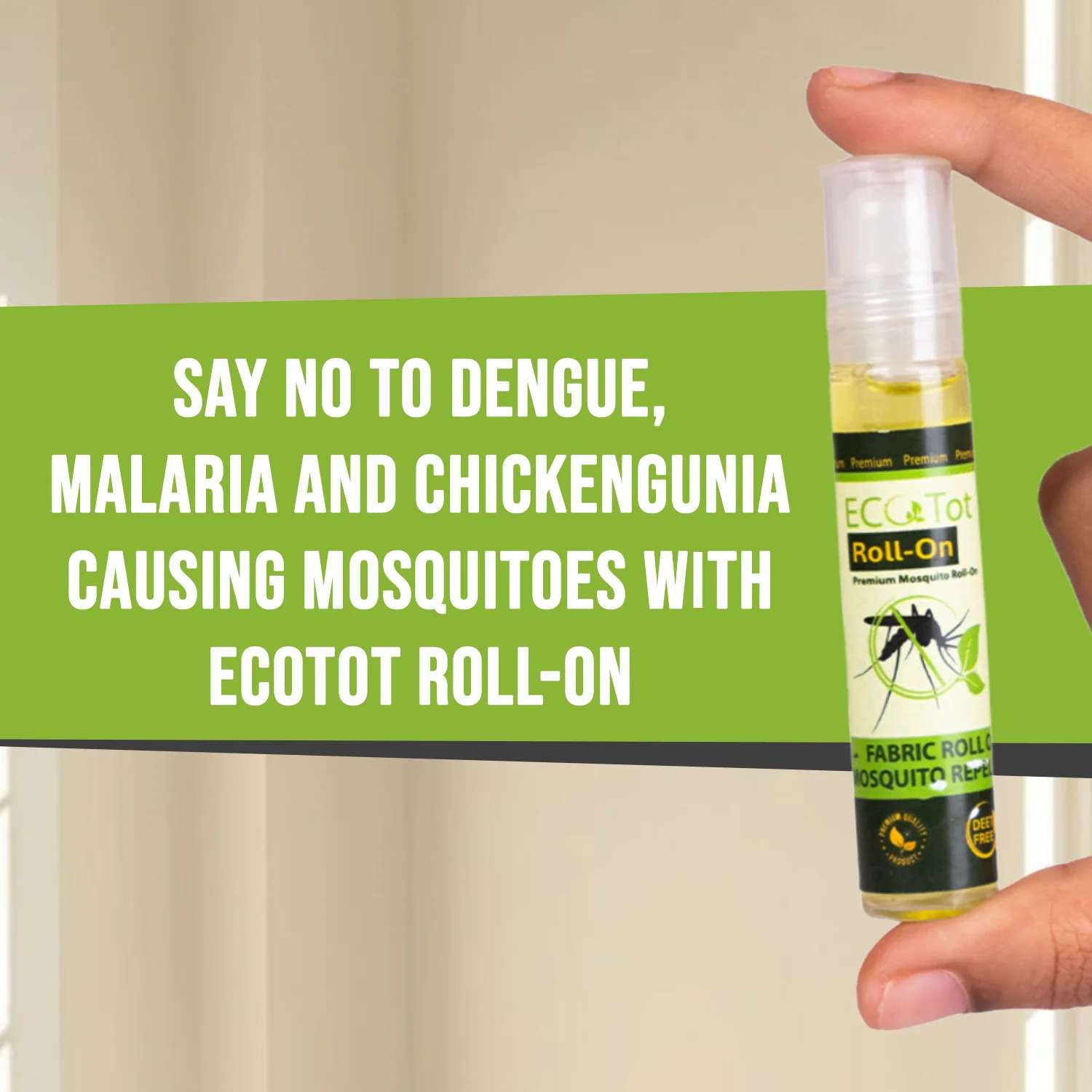 EcoTot Mosquito Repellent Roll-On – 100% Natural & Safe for Kids | 8-Hour Protection | Non-Staining, DEET-Free Formula | Travel-Friendly Personal Use Roll-On – 10ml (Pack of 2) - Image 3