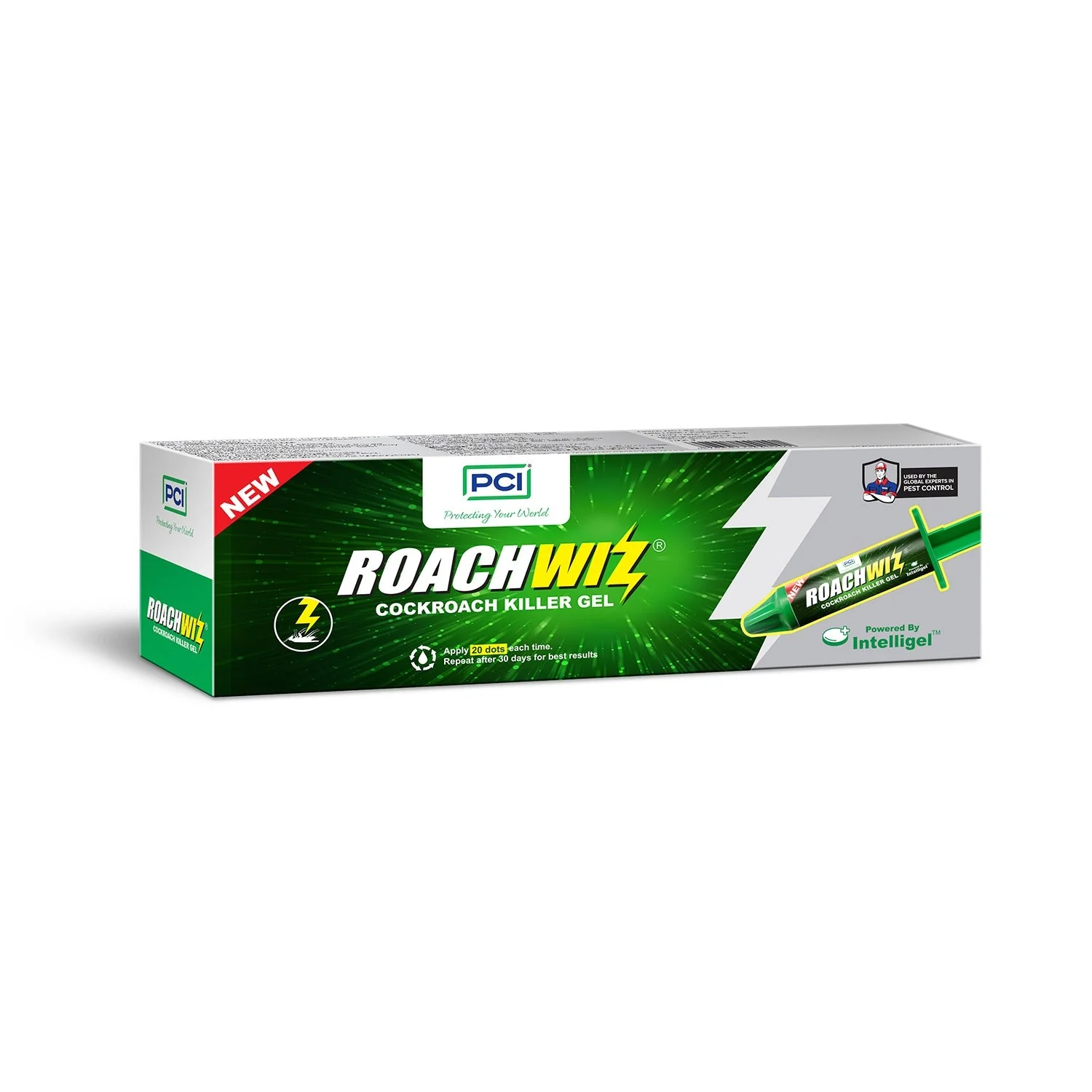 PCI RoachWIZ Cockroach Killer Gel – Fast-Acting, Odorless Formula for Home & Kitchen – Targets Roaches, Ants & Bugs – Child-Safe, Easy to Use 35g (Pack of 2) - Image 3