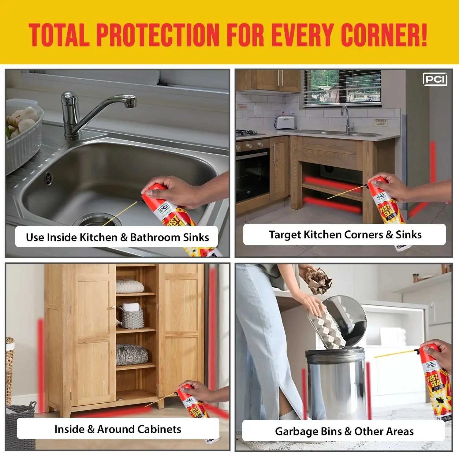 Pest Seal Crawling Insect and Cockroach Killer Spray 200ml | DIY Cockroach Killer for Home - Image 3