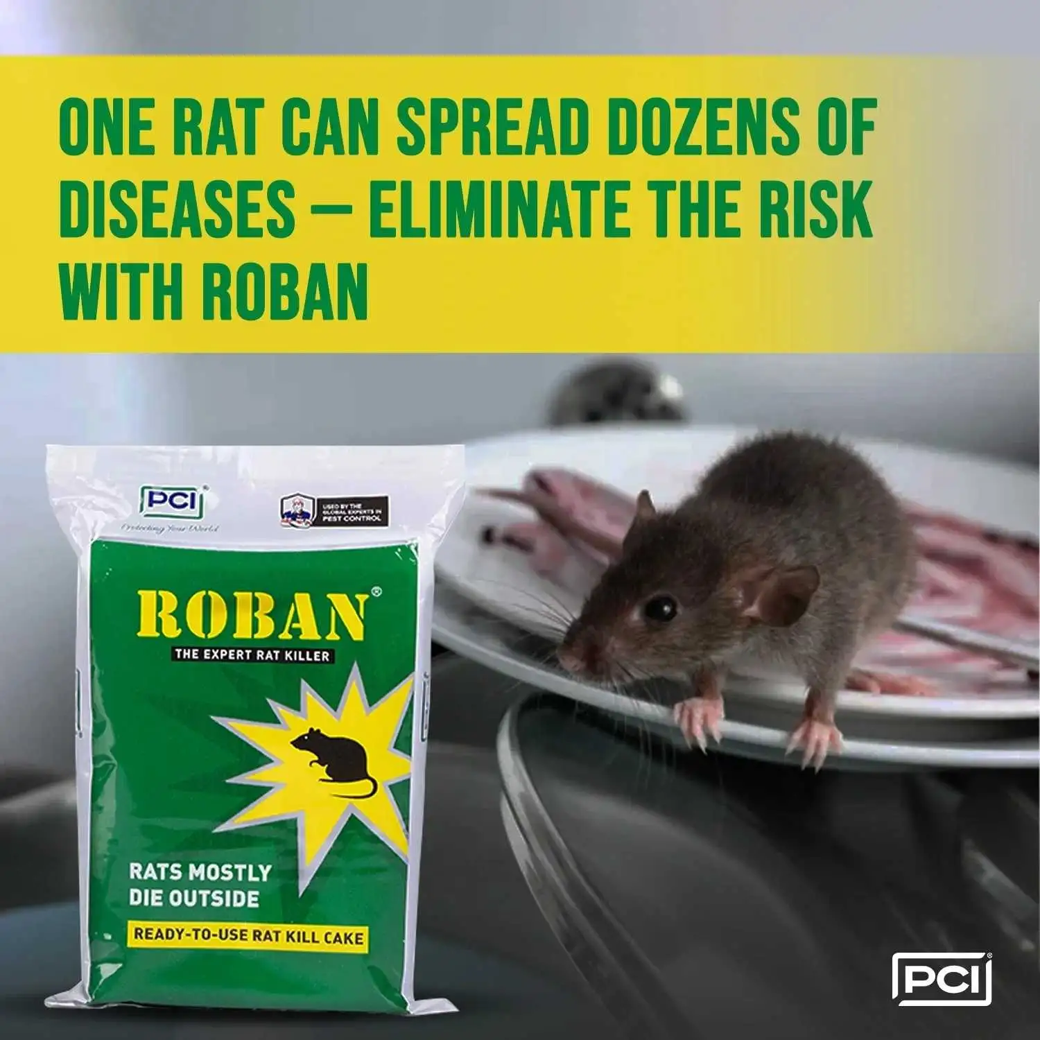 Roban Rat Killer Cake Pack of 1 | Rat Poison - Image 5