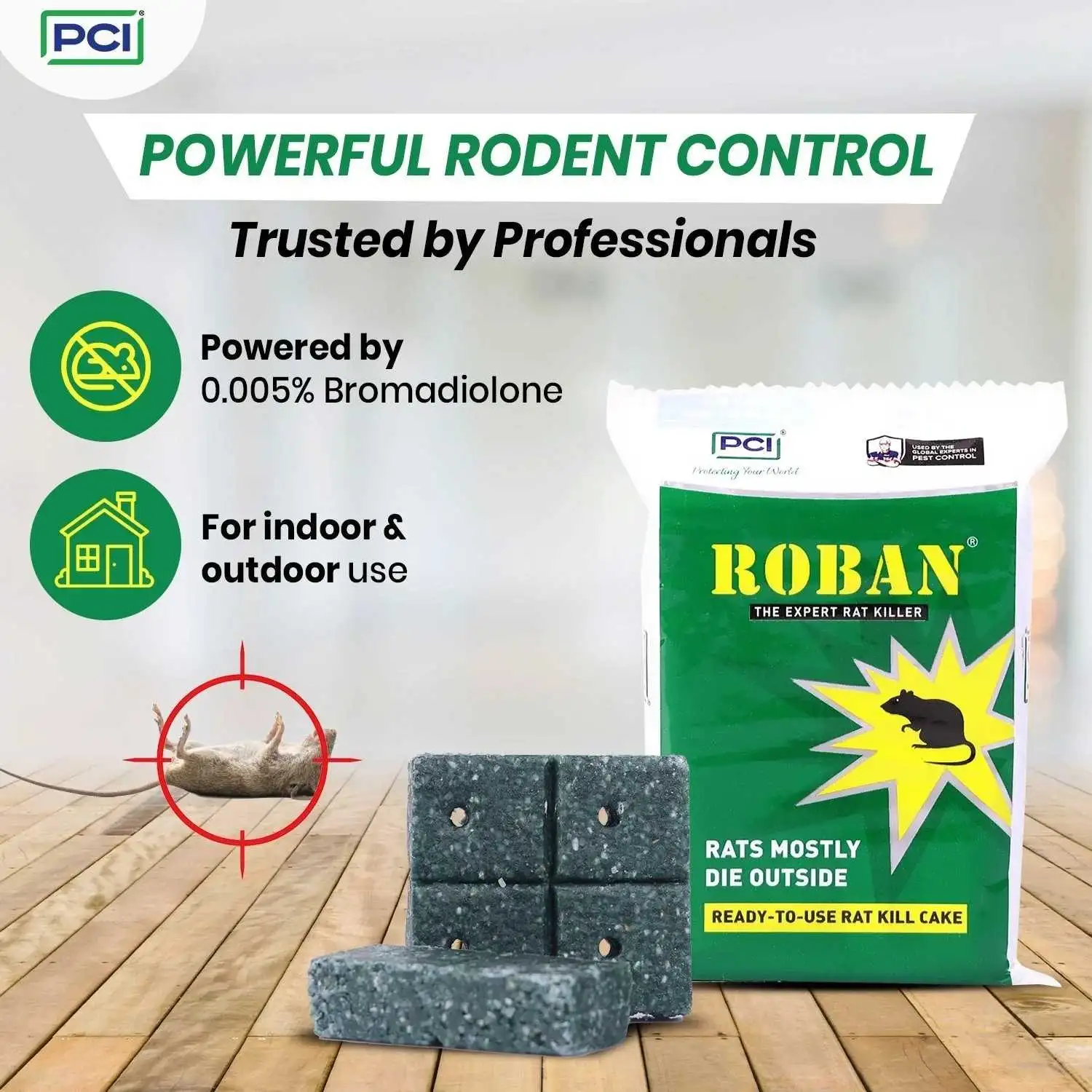 Roban Rat Cake Pack of 10 | Rat Bait - Image 4