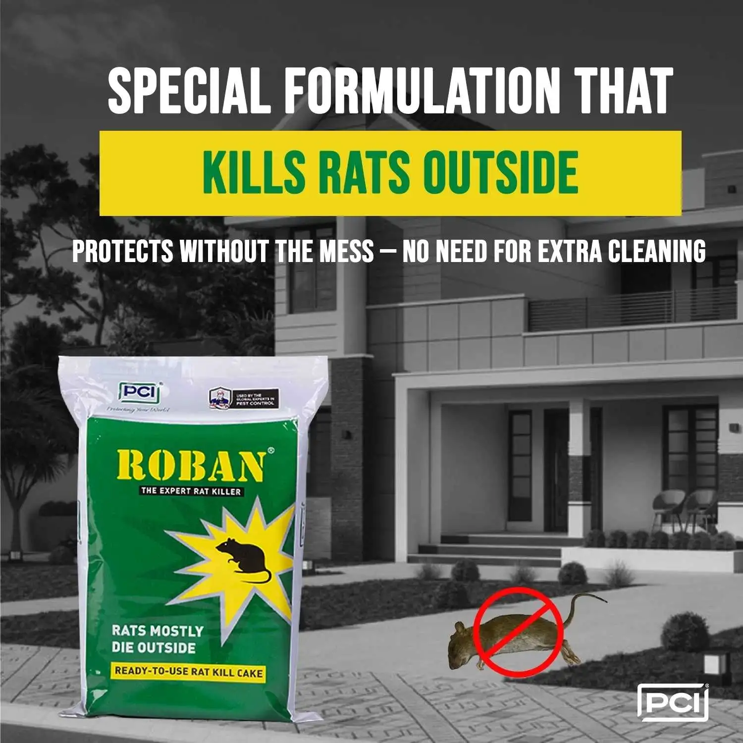 Roban Rat Cake-100g Pack of 3 | PCI Rat Killer - Image 3