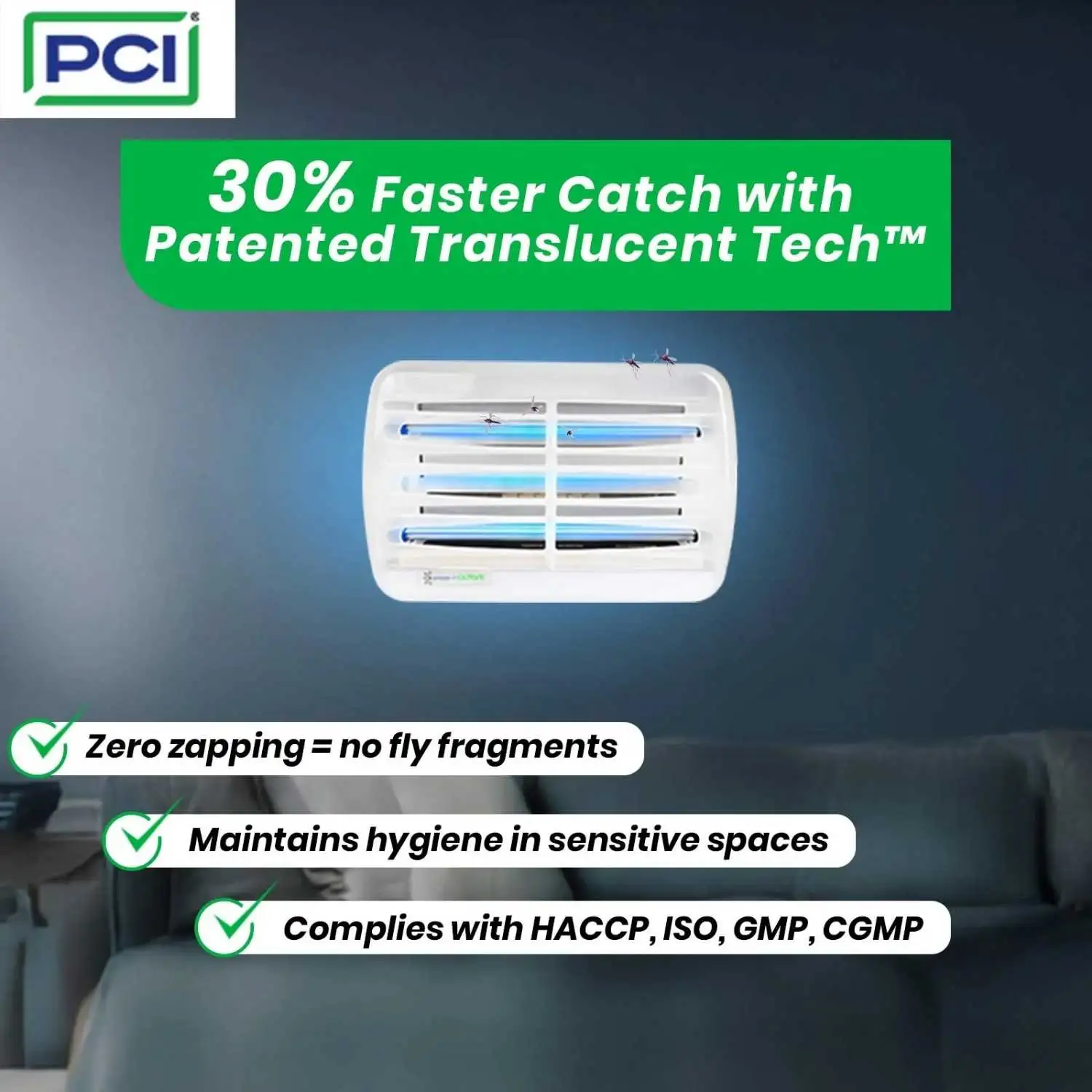 Spider LED Curve Insect Killer | UV Light Mosquito Killer and Insect Killer for Home - Image 3